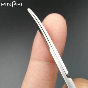 Professional Stainless Steel Nail Scissors Manicure Nail Art Cuticle Curved Scissors Makeup Tool