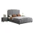 Import Professional wholesale modern bed room furniture wood bed frame single bed with storage from China