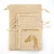Import Promotional fabric jute plain packaging mini oem drawstring dust bags from China