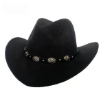 Punk Cowboy Design Fall And Winter Unisex Fedora Hat