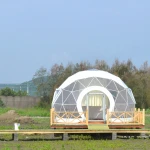 PVC Geodesic Geodesic Round Tent House Dome Shere Transparent Tent