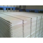 PVC laminated Side Slot wall MDF board slatwall