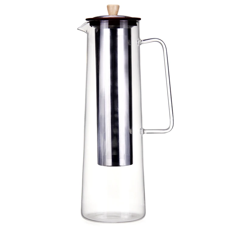 Pyrex Hand blown Borosilicate Glass Teapot with Infuser / Glass Tea Pot / Glass Tea Pot Set