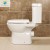Import Quality European Bathroom Sanitary Chinese One Piece P-trap WC Ceramic Toilet from China