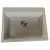 Import quartz stone sink cabinet single basin black one with steps from China