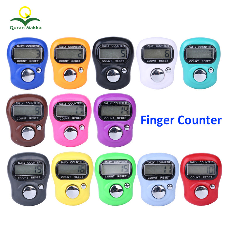 Buy Quranmakka Islamic Finger Tasbeeh Plastic Digital Tally Counter For ...
