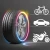 Import QY Car Wheel LED Light  Bike Light Tire Valve Cap Decorative Lantern Tire Valve Cap Flash Spoke Neon Lamp from China