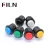 Import R13-507 16mm Sanp in Plastic OFF-(ON) Momentary normally open push button switch red yellow blue green white black from China
