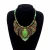 Import Random Color Indian Hollow Broken Glass Stone Acrylic Beads Rhinestone Pendant Dance Necklace from China