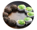 Raw Sheng Pu'er mini tuocha tea bowl with rose flowers pu'er tea