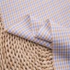 ready goods woven 50% bamboo 50% polyester blend checked shirt fabric