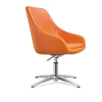 Real leather Guest hotel desk room chair