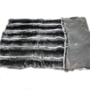 Real rabbit fur factory price wholesale lapin rex chinchilla fur