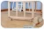 Import Real Wood Crib Environmental Protection Wave Children Bed Variable Bed Desk Baby Cradle Crib from China
