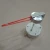 Red auto meter pointer with silver cover