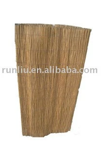 reed fence for garden building