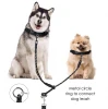 Reflective 2 Dogs Leash,Sliding Design Dual Pet Lead Splitter 360 Degree Swivel Hook No Tangle Heavy Duty