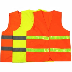 Reflective Vest Wholesale Construction Vest Mesh Safety Vest  Logo High Visibility  Security Jacket  V1