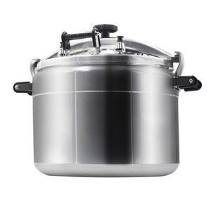 Restaurant heavy gauge 2018 Aluminium  explosion-proof polished pressure cooker 50L