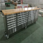 rolling tool box set cabinet workshop garage metal tool trolley