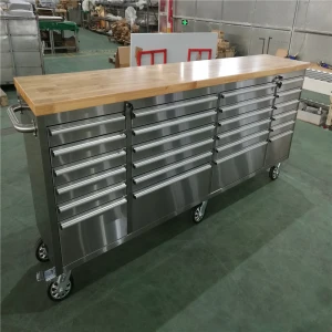 rolling tool box set cabinet workshop garage metal tool trolley