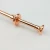 Import Rose Gold color Stainless Steel tea strainer Infuser round circleTea Ball With Retractable long handle from China