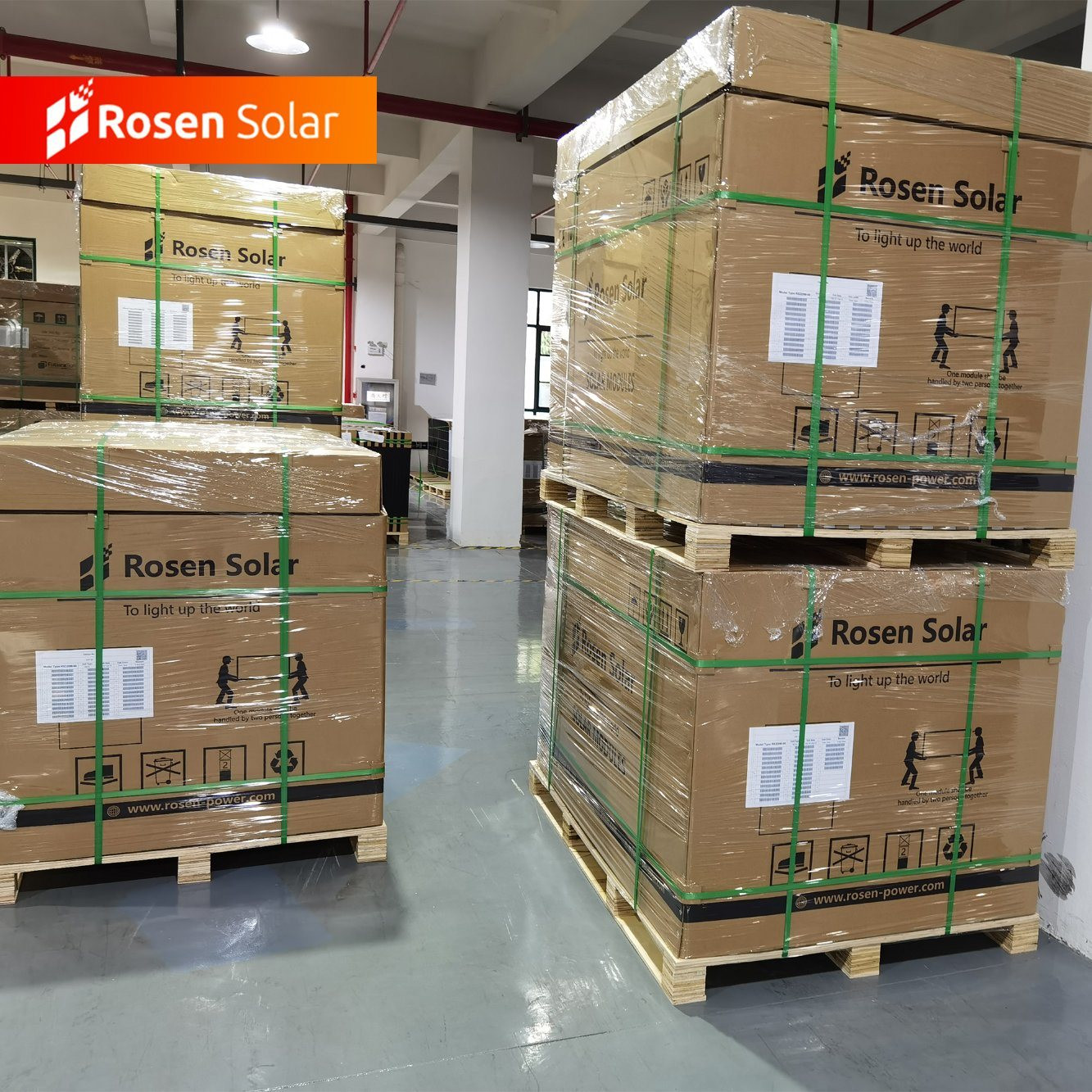 Buy Rosen High Power Jinko Trina Ja Canadian A Grade Solar Cell Panel ...