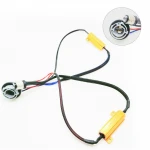 S25 1157 ba15d LED Bulbs Load Resistors Flicker 50W 6ohm LED Turn Signal Light bulb Blinker Hyper Flashing Warning Canceller