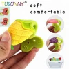 Safety Silicon baby funny  teething toy  BPA Free Baby Teether,
