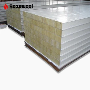 Sandwich wall panel production rock wool insulation 250mm for sale