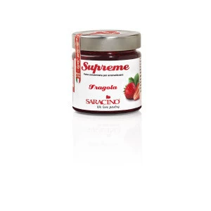 Saracino Supreme Concentrated Food Flavouring In Strawberry Flavor 200 gr Made In Italy For Flavoring Desserts With Real Fruit