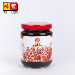 Sauces manufacturers Non-GMO black soybean paste marinade meat sauce for frying food
