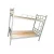 Import school furniture student dormitory metal bunk bed from China