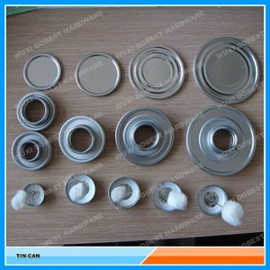 Screw Tinplate Top With mouth For Glue tin cans