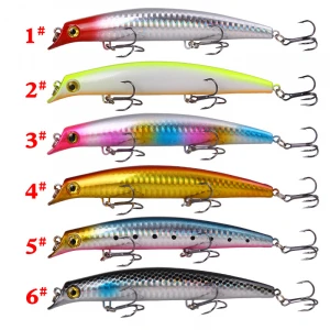 Sea fishing floating minnow hard lure 12.5cm 14g plastic hard baits topwater popper lure