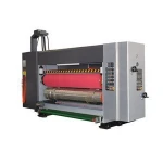 semi-auto paper carton die cutting slotting used corrugated flexo printing