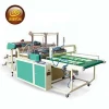 Servo double lines HDPE LDPE flat bottom sealing cold cutting plastic polythene shopping vest bag making machine for cloth bag
