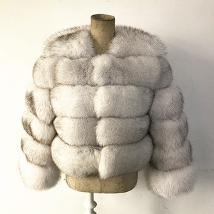 SF0417 Custom Color and Size Fur Jackets/ Winter Womens Fox Fur Coat