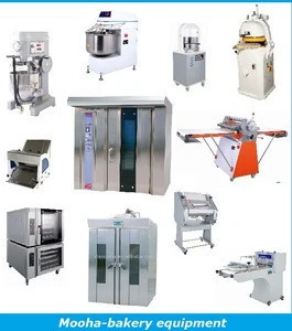Shanghai Mooha bakery ovens (mixer ,proofer,slicer,moulder complete line supplied)
