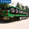 shipping 20ft 40ft container transport trailer tri axle flatbed container semi trailer 40 feet container trailer price