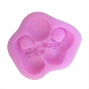 Shoe football toy shape liquid silicone mold fondant baking baby series cake baking mold M148 support customize