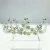 Import SHSS3062 Fashion women party bridal crown  Ceramic flower gold tiara crown of the bride wedding from China