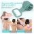 Import Silicone Bath Body Brush Exfoliating Long Double Side Silicone Body Back ScrubberStrong Rub Back Mud Silica Gel Bath Towel from China