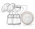 Import Silicone BPA Free Breast Milk Pump With PP Bottles breast pump accessories from China