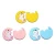 Import silicone teether baby molar chew Moon unicorn teether toy necklace teether from China