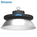 Sinozoc Intelligent motion sensor 180lm/w High light efficiency 50W 100W 150W 200 watt ufo led high bay light fixture IP65