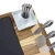 Import Slate Cheese Board Set Includes 4 Stainless Steel Cheese Knives  Bigger Acacia Serving Tray with Slate Board from China