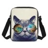 Small Messenger Bags Cute Animal Cat Prints Shoulder Bag Handbags Crossbody Bags
