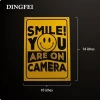 Smile Youre On Cameras Warning Yard Reflective Signs