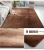 Import Solid Color Low Pile Faux Rabbit Fur Shaggy Carpet and Rug from China